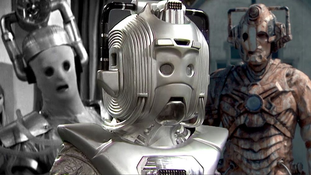 A Dr Who Cyberman with a couple of mates/enemies ( don’t quote me on this)