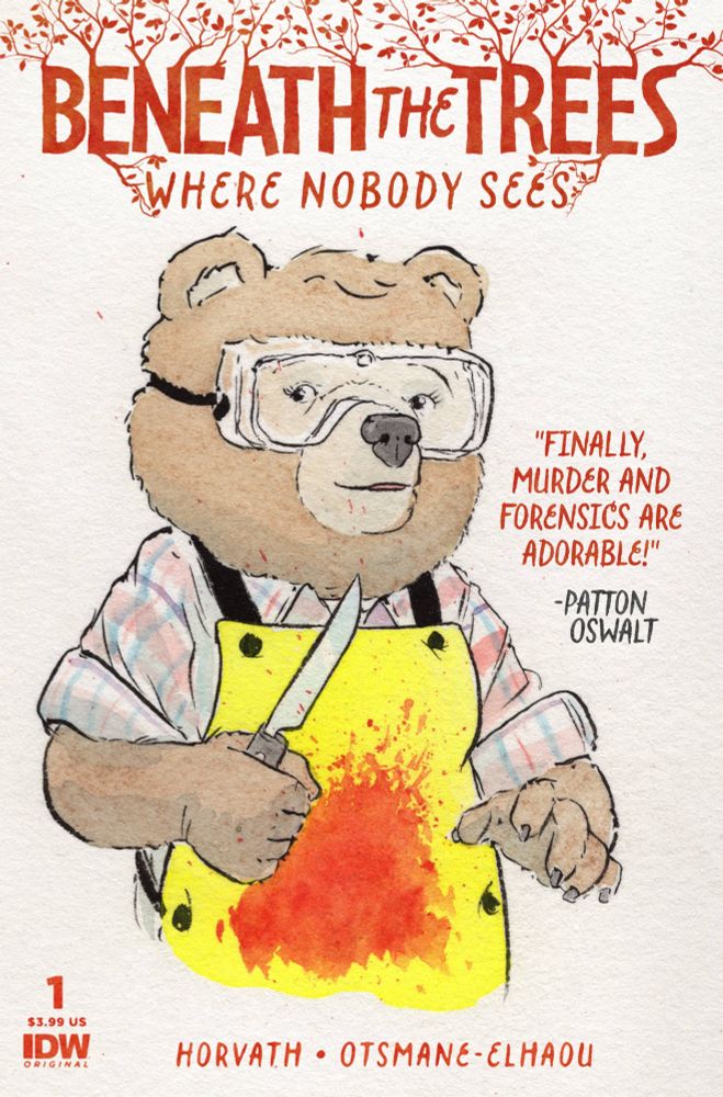 Comic book cover, Beneath The Trees Where Nobody Sees