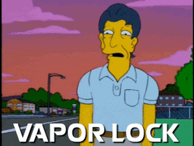joe namath vapor lock from the simpsons
