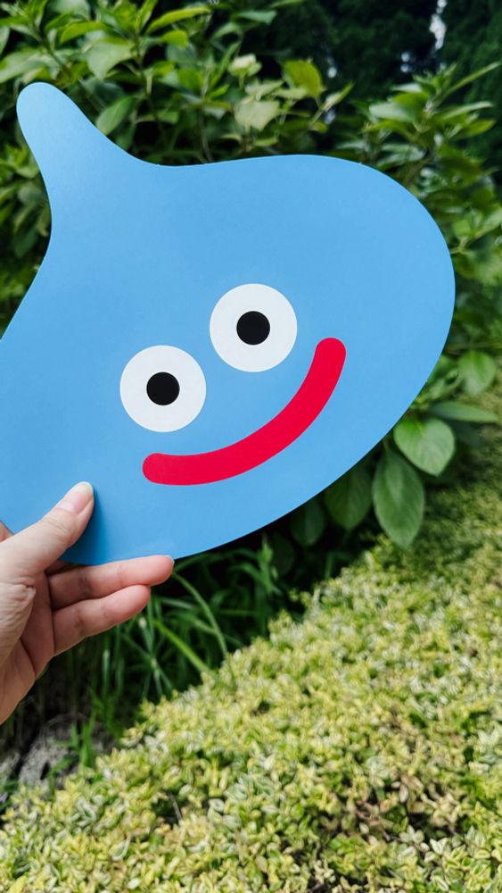 スライムのうちわ？スタンプラリーの台紙