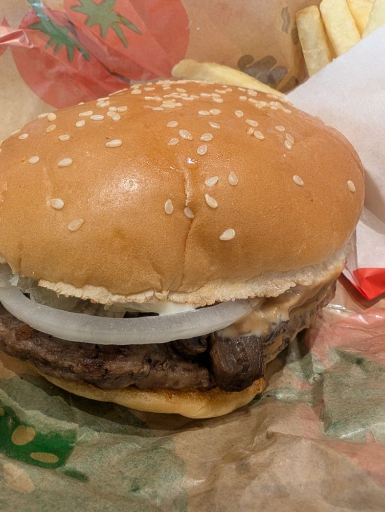 バーガーキングのマッシュルームワッパーセット