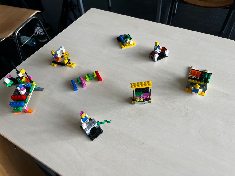 Durch Legofiguren visualisiert: was haben Studierende im Seminar gelernt. 