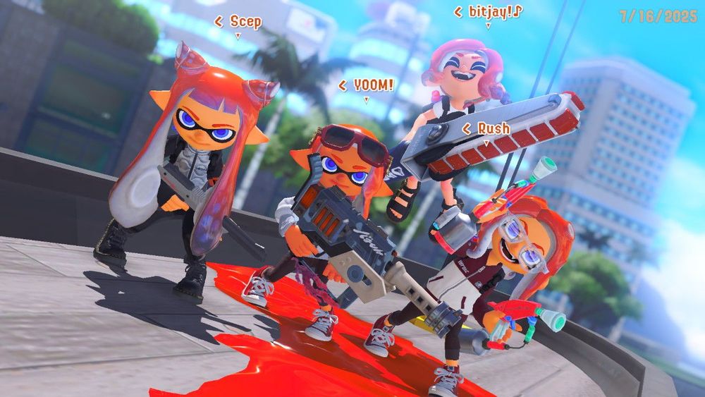 awesome drip pic with the new team yay!!