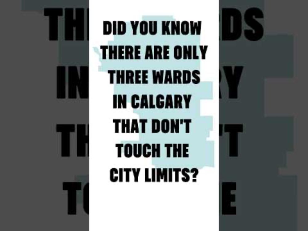 Did you know there are only three Wards in Calgary that don’t touch the city limits?