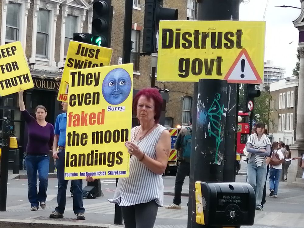 "Protest" in London this week. 