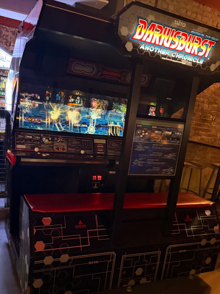 Darius Burst sit-down arcade cabinet. 