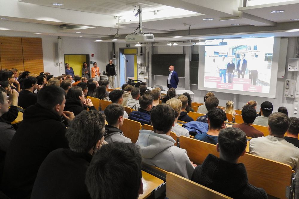 Begrüßung der Erstsemester am Campus Ingenieurwissenschaften