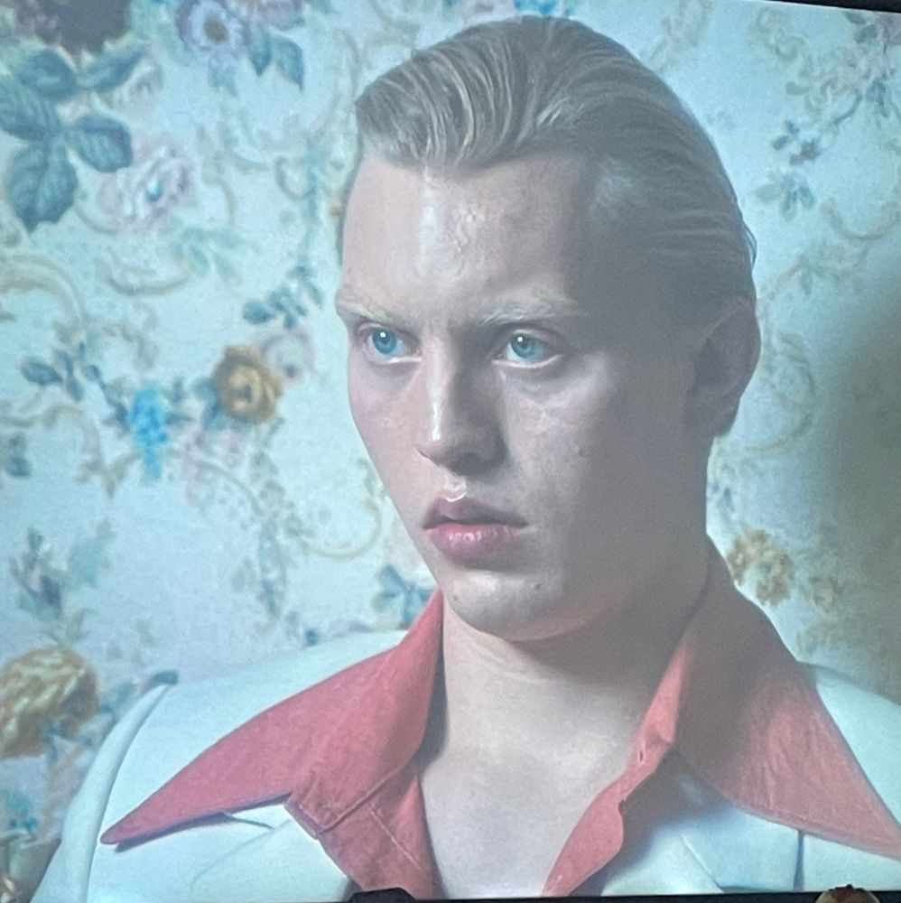 Blond murderer guy who wants to see the torture gardens from Copenhagen Cowboy