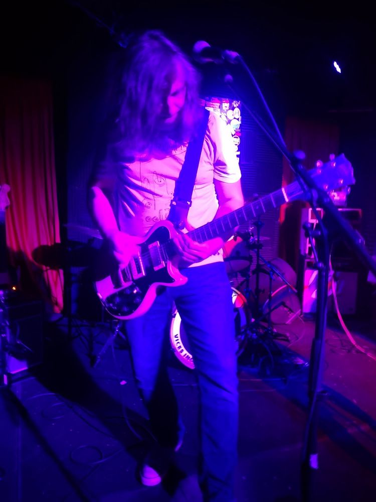 Jason playing guitar