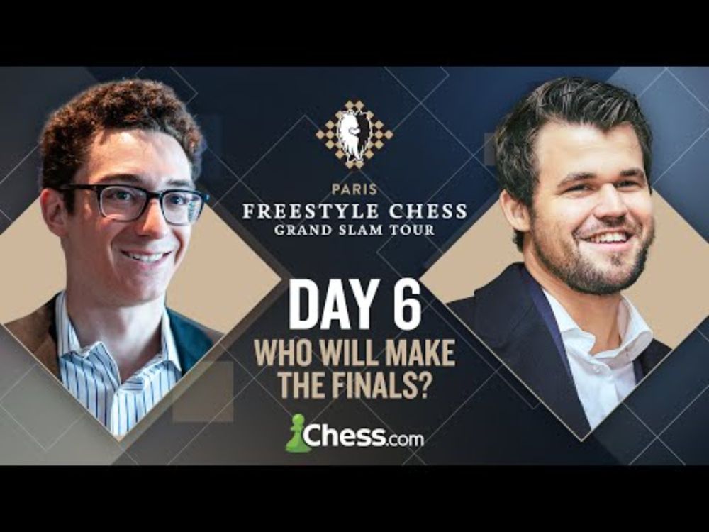 Freestyle Chess Grand Slam Paris | Magnus vs. Fabiano & Hikaru vs. Vincent | Semifinal Game 2