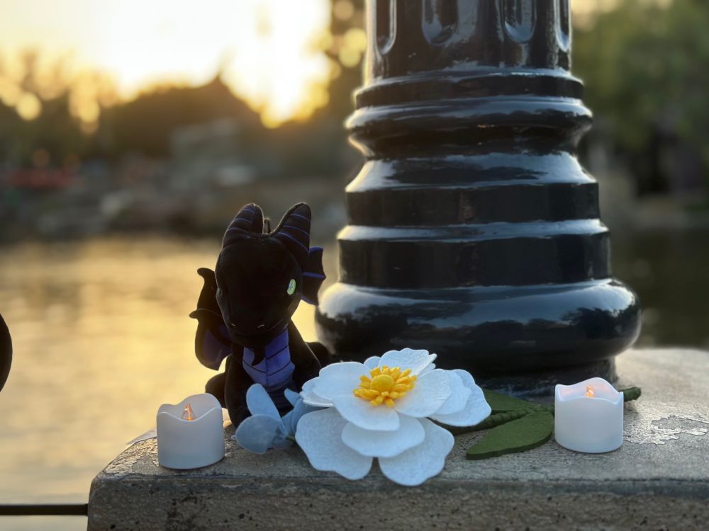 A tiny memorial to Murphy the fantasmic dragon 
