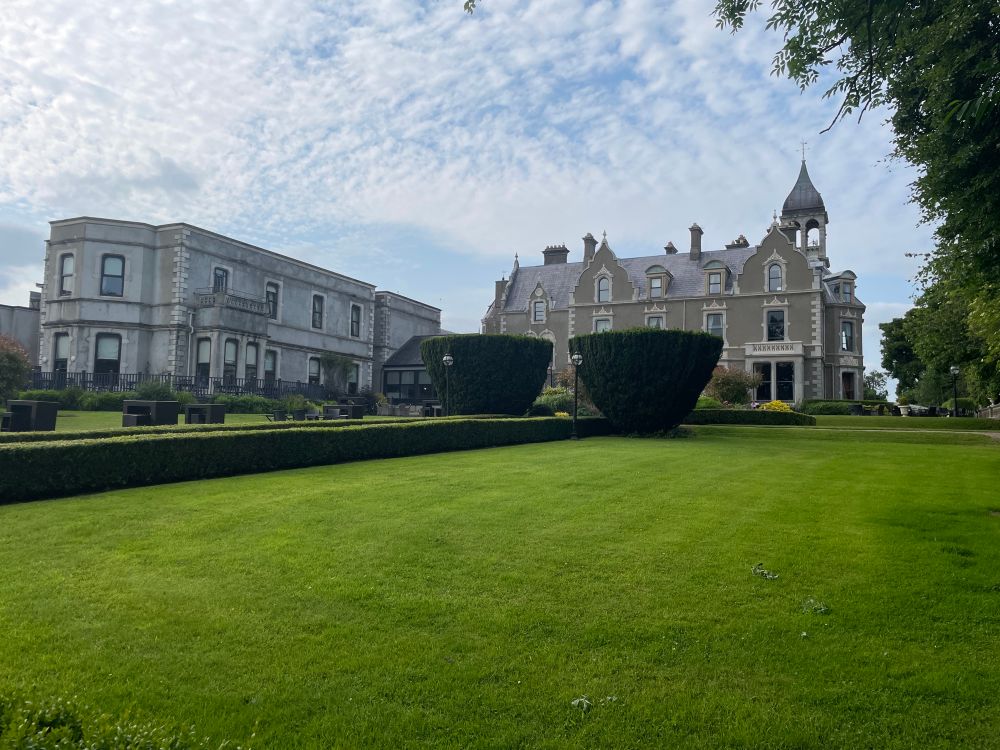 Outside of Killashee house hotel in Kildare, Ireland 