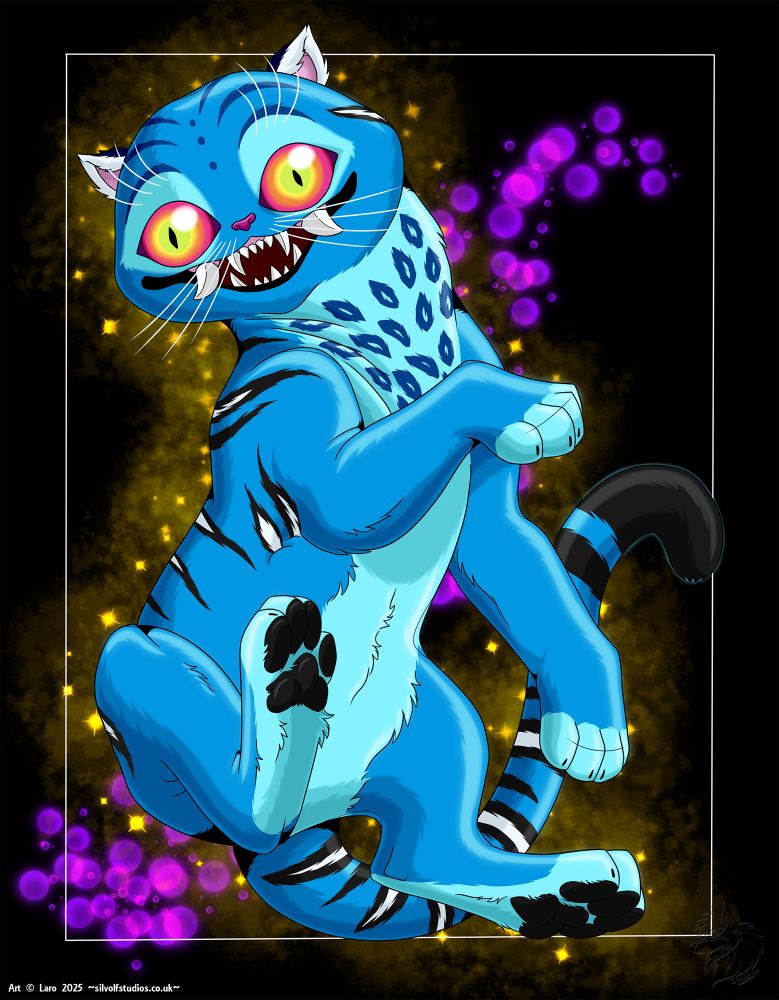 Fanart of Derpy Tiger from the KPop Demon Hunters movie 