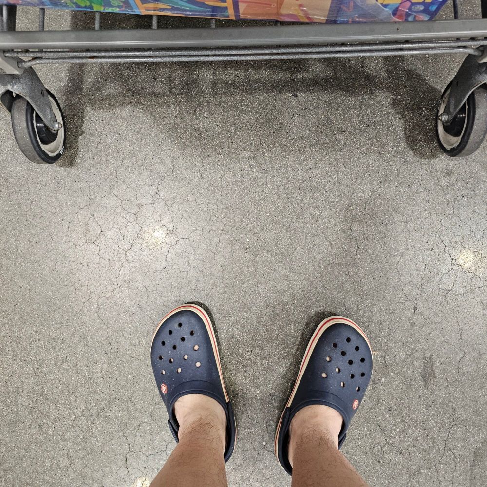 At Costco in my Crocs 