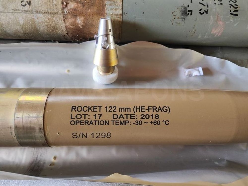 #Ukraine: The Russian army continues to use ammunition produced by Iran 🇮🇷 - Iranian 122mm HE-FRAG Grad rockets of the Arash family are now also...