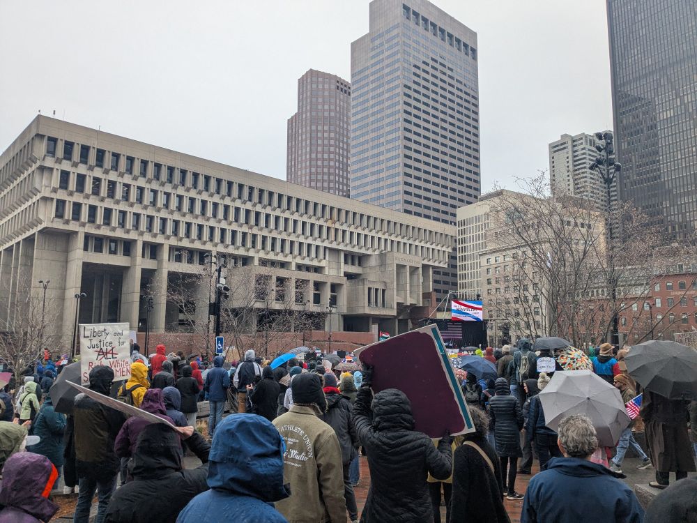 Boston Hands Off protest