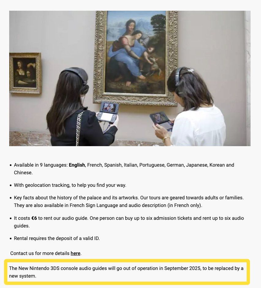 Nintendo 3DS Louvre