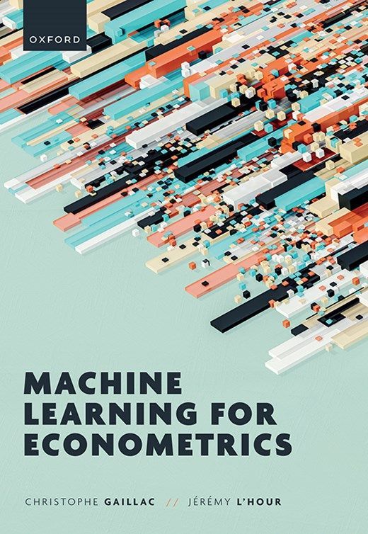 Book cover showing a myriad of colourful cuboid shapes of various sizes. They all seem to be moving purposefully in the same direction.