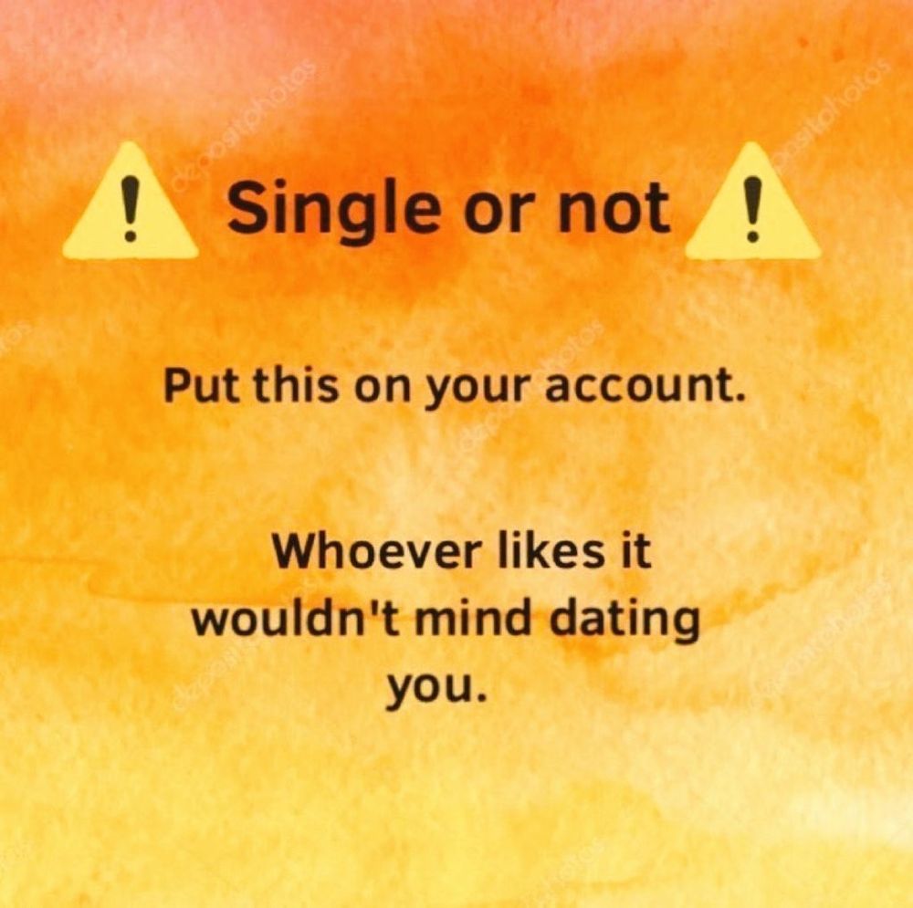 !Sing or not! Put this on your account. Whoever likes it wouldn't mind dating you.