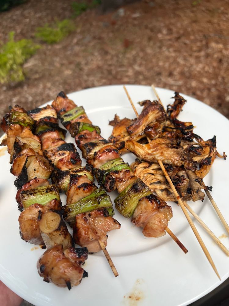 Yakitori + maitake