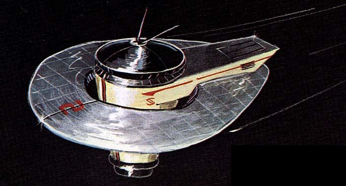 One of the many concept art pieces made by Matt Jefferies before the first model of the USS Enterprise was crafted.