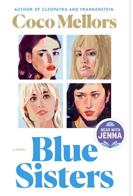 Cover image of the novel Blue Sisters, by Coco Mellors