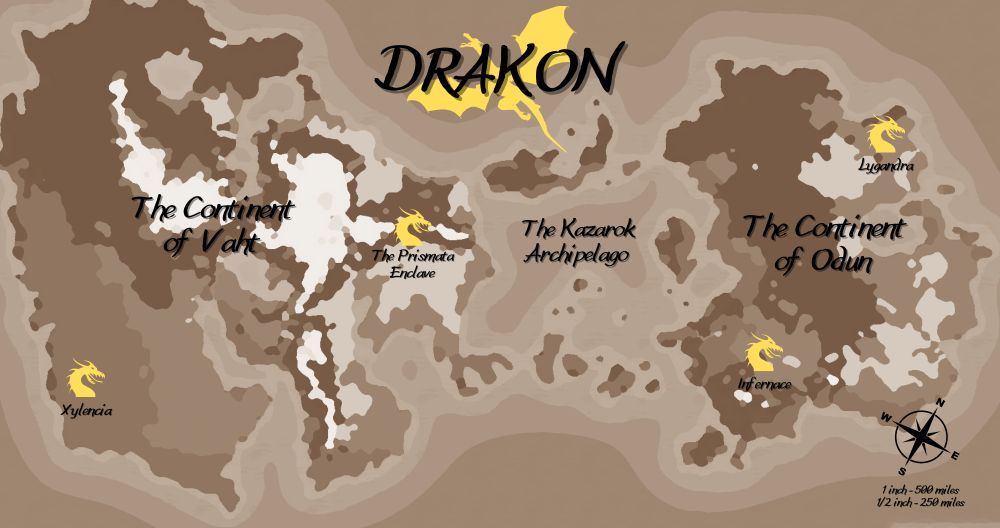 Base map for Drakon.