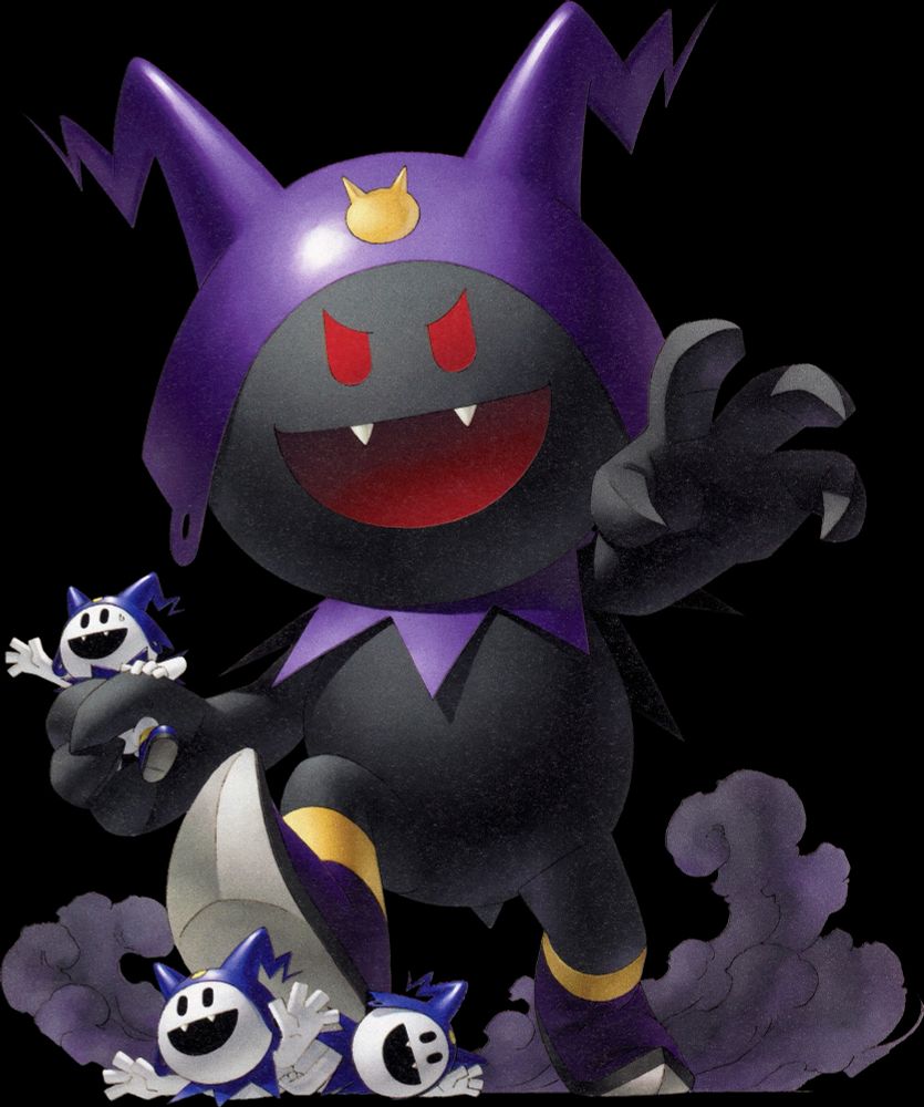 Black Frost squeezing and stomping on Jack Frosts