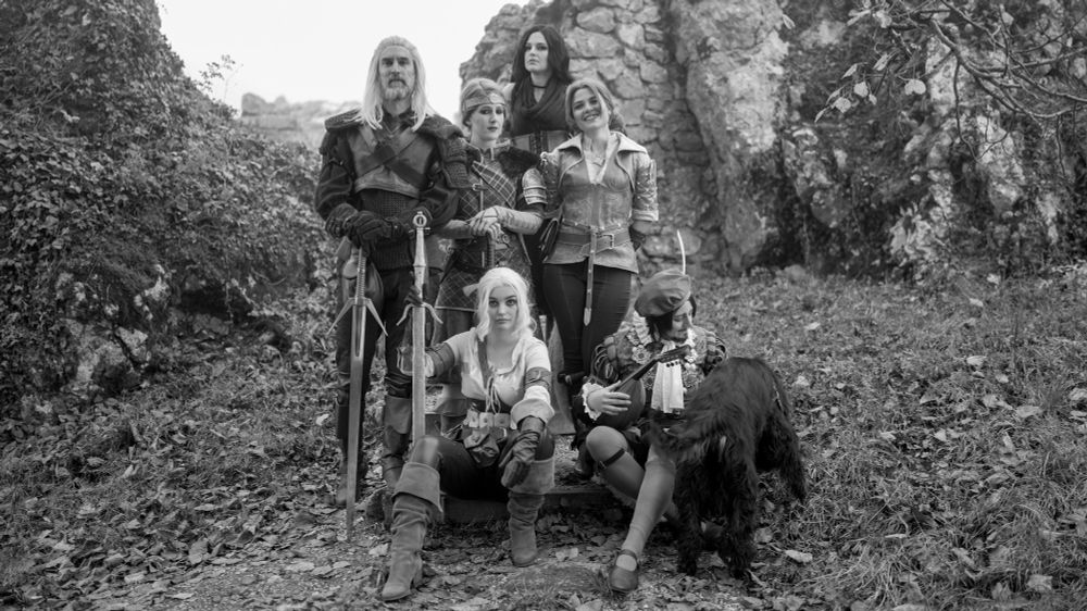 Witcher Group with Geralt, Cerys, Yen, Triss, Ciri, Jaskier and Garona.