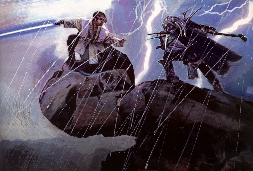 Corran Horn fight Shedao Shai on ithor 