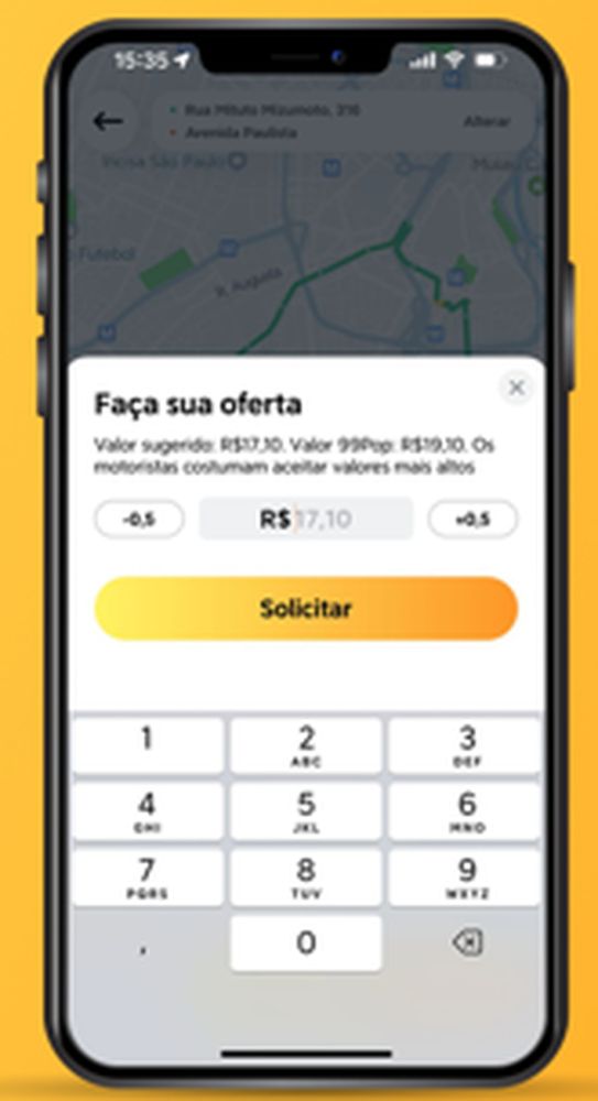 Será que funciona? Uber e 99 criam possibilidade de usuários de aplicativos sugerirem valores de corridas