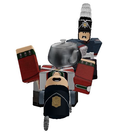 Unnamed Prussian Officer throws a Tea Kettle at Barry, to which he dodges it.