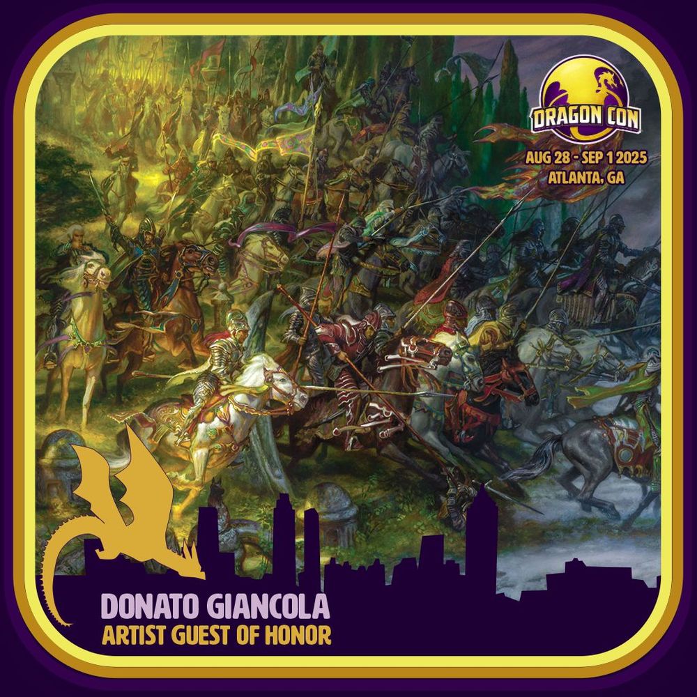 Painting by Dragon Con 2025 Artist Guest of Honor, Donato Giancola
