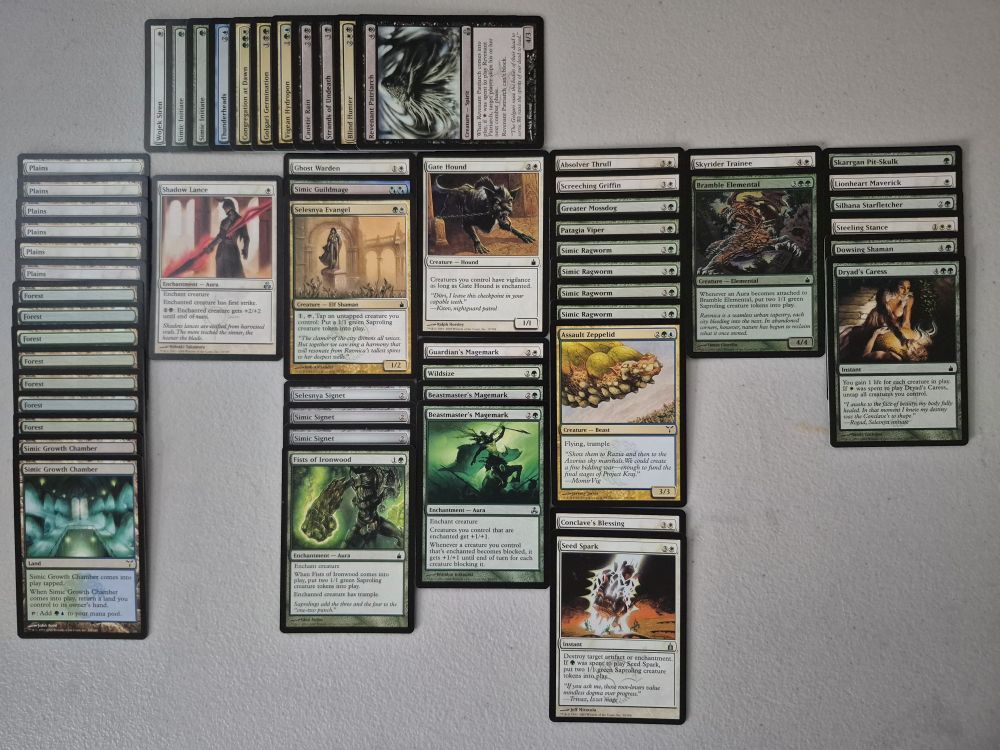 Magic: the Gathering DIS draft deck, WUG Auras