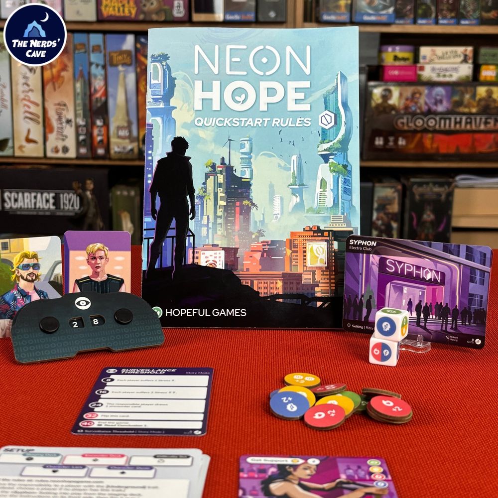 #boardgames components and box in aesthetic pictures