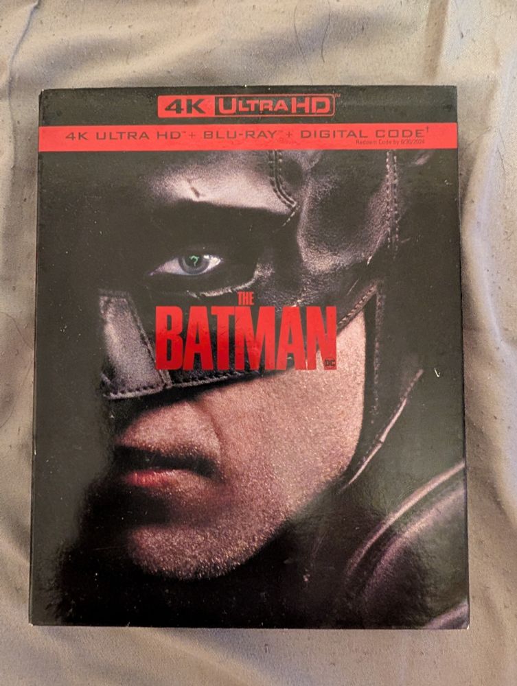 Picture of the 4K Ultra HD Blu-ray copy of The Batman (2022) directed by Matt Reeves