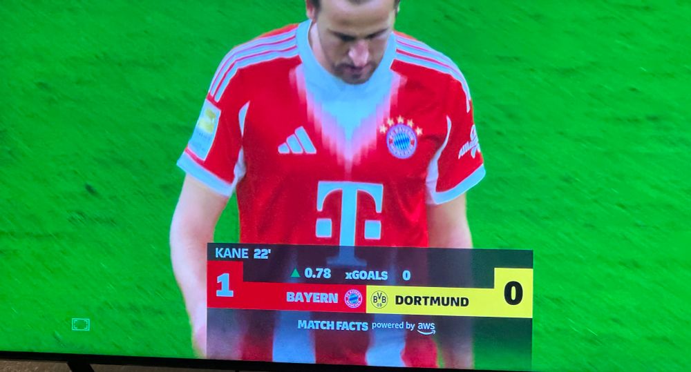 XG Werte Bayern Dortmund 
0.78 : 0 