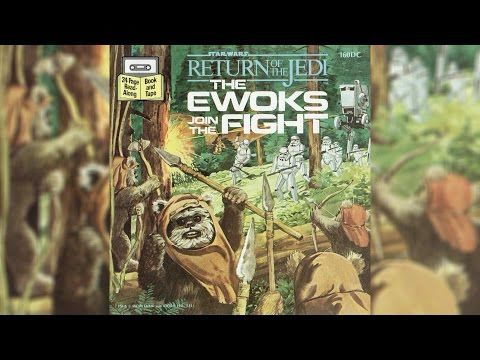 1983 Star Wars The Ewoks Join the Fight Read-Along Story Book and Cassette