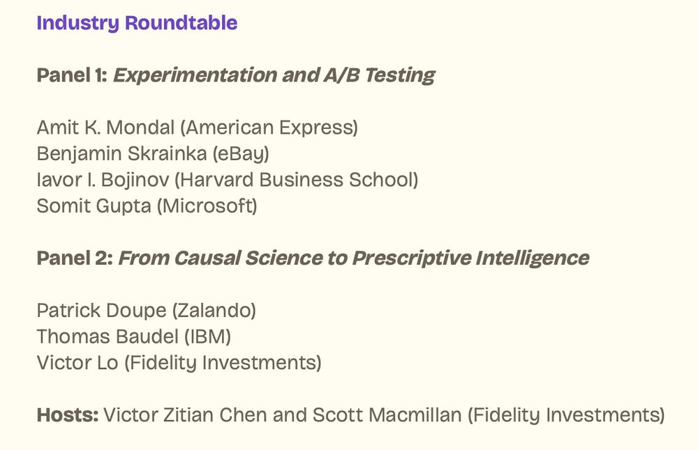 Industry roundtable at CDSM '23