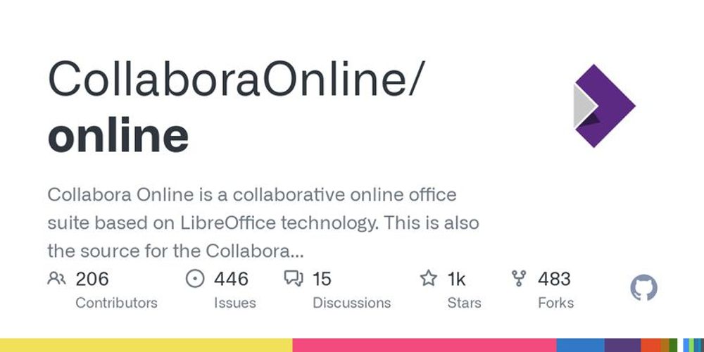 GitHub - CollaboraOnline/online: Collabora Online is a collaborative online office suite based on LibreOffice technology. This is also the source for the Collabora Office apps for iOS and Android.