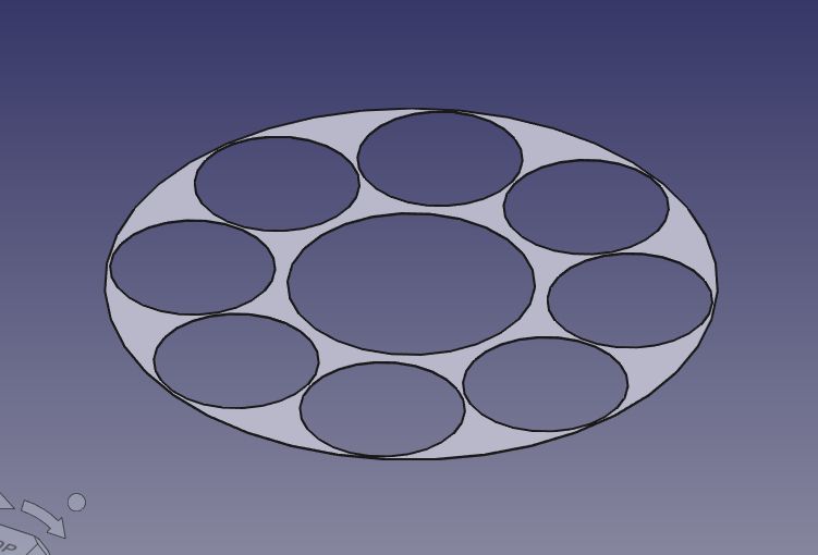 Centering ring for a Saturn I