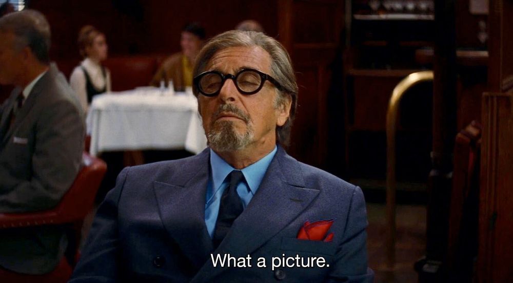 'what a picture' from once upon a time in hollywood