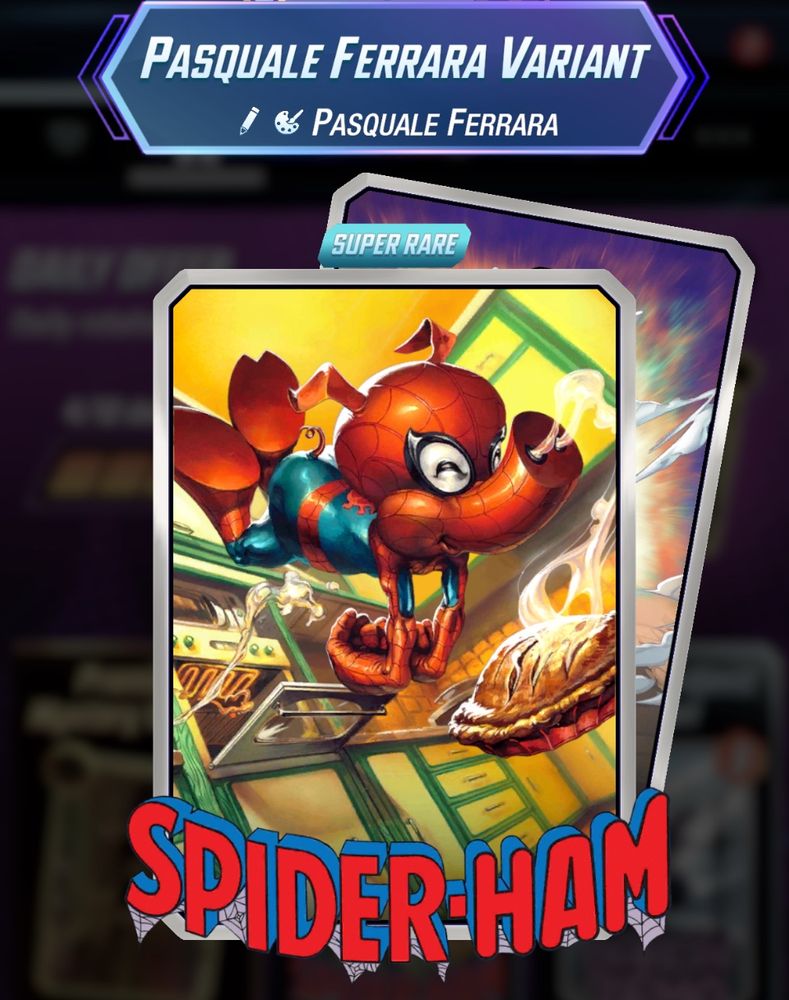 Very nice Spider-Ham variant by Pasquale Ferrara.