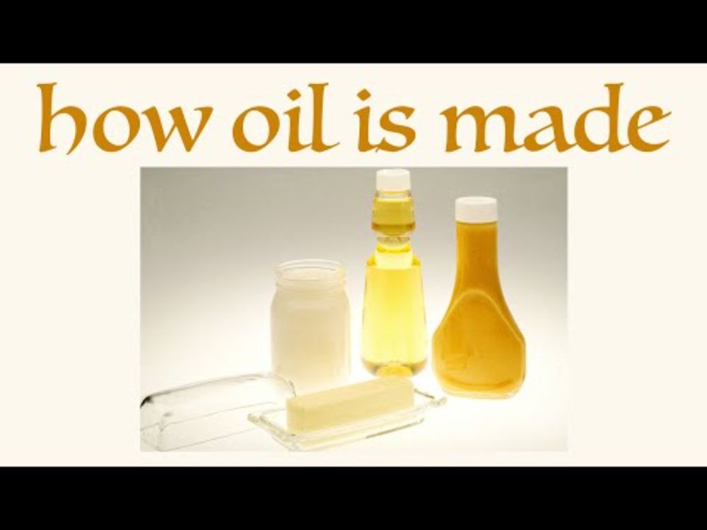 how oil is made around the world [culinary worldbuilding]