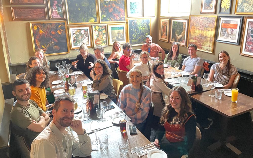 Lunch with the field team to celebrate another successful season - May 2025