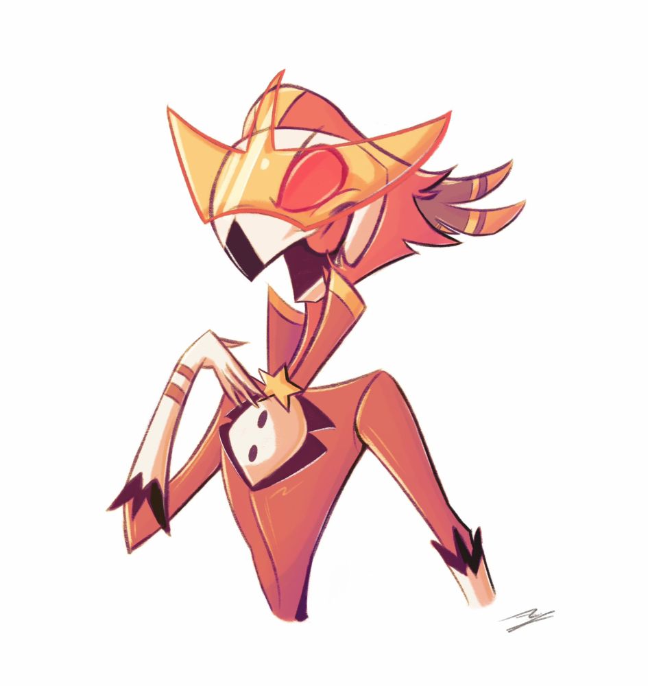 Here's my first ever attempt at drawing Vassago from Helluva Boss. Can't wait to see him.