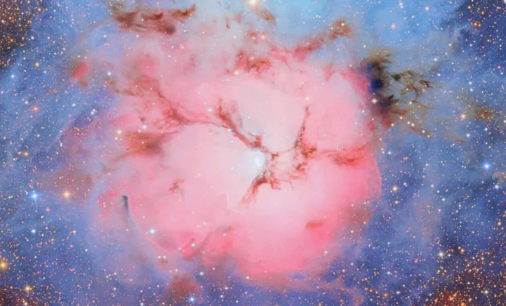 Image credit: RubinObs/NOIRLab/SLAC/NSF/DOE/AURA | The Daily Galaxy --Great Discoveries Channel

A pink cotton candy nebula