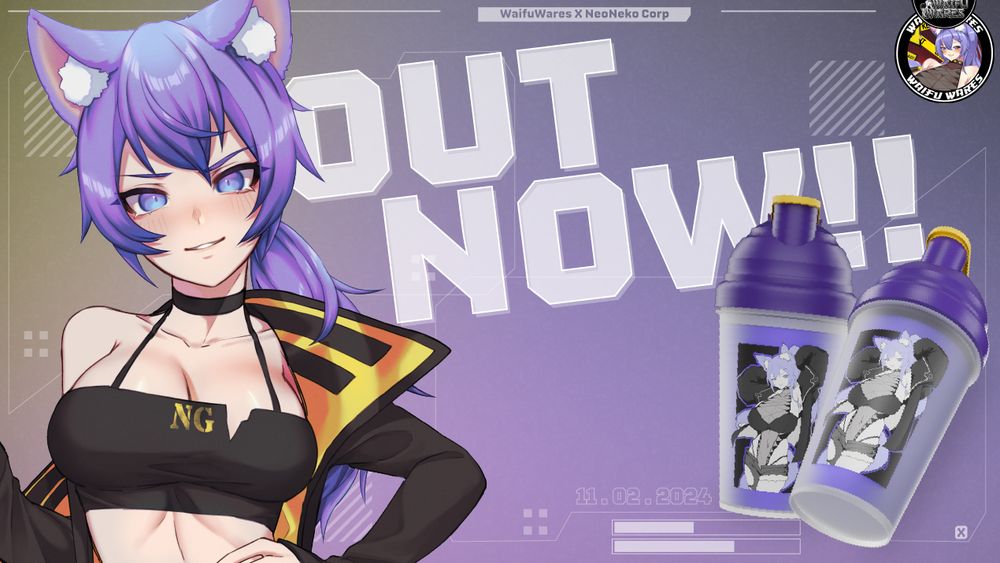 Advertisement for Neo First Merch Drop Off There Shaker Cup 