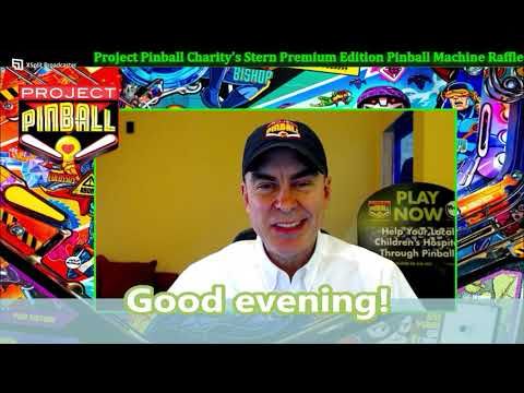 Project Pinball Charity's July 21, 2025- Stern Premium Edition Pinball Machine Raffle Drawing