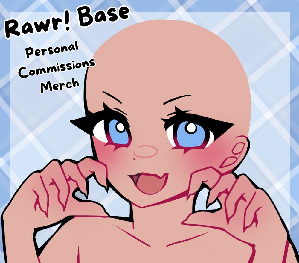 base templates of anime girls doing poses. they are for artists who like to sell commissions, adopts and ychs